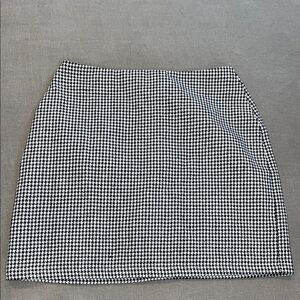 SHEIN Houndstooth Mini Skirt